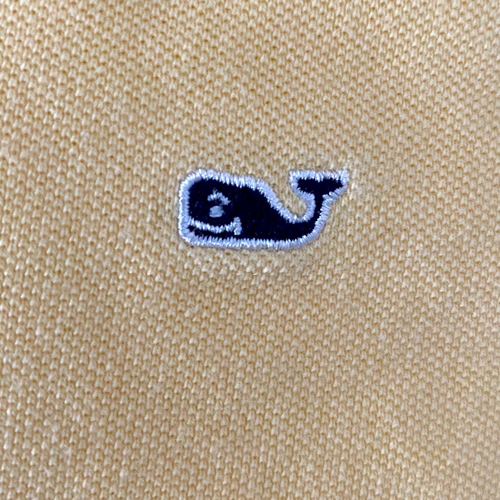 Buttery yellow youth medium (12-14) Vinyard Vines Polo Sports shirt.